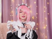 Re:Zero gets dick in tight pussy&feet worship. Short video —Karneli Bandi 4/16