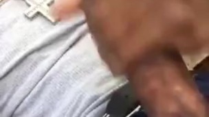 Hung Straight Guy Jerking on the Job