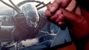 Cum with me on Alien photo - facial, alien vs predator, UFO