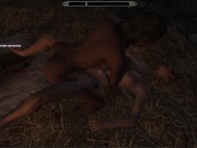 Lesbian warriors in a scissors pose. Medieval Strapon Games | PC Game 8/16