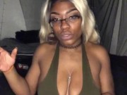 Smoking Milf teases with big tits  6/16