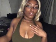 Smoking Milf teases with big tits  8/16