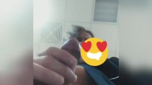 Solo boy with long hear. Masturbate with load cum. 
