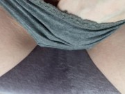 Masturbates Wet Pussy Through Panties! 10/16