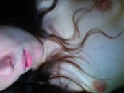 PinkMoonLust Tiny Clit GETS AROUSED surprise small Clitoris gets Bigger Horny Girl Pink Pussy Hair 12/16