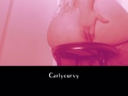 Bending over and sitting on a chair tease! With oil play!  9/16