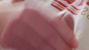 Watch this cum spray out and ooze down my big cock head onto my draining nuts