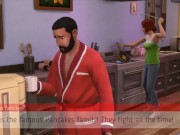 Family getting ready for a swing party. Invited two couples for porn | Adult games 1/16