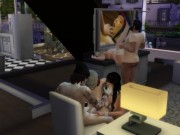 Family getting ready for a swing party. Invited two couples for porn | Adult games 13/16