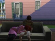 Family getting ready for a swing party. Invited two couples for porn | Adult games 9/16