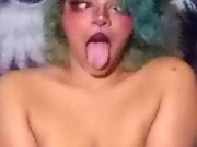 Pretty Kitty teases the camera with finger sucking and ahegao!