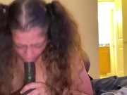 Sucking good cock phat ass Latina loves it 13/16