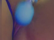 Kittyblu playing with her pussy in Atlanta 