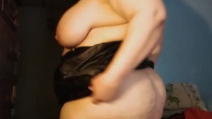 Bbw in her skirt