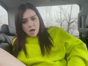 public masturbation at truck stop- i squirted! 10/16