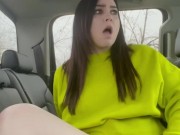 public masturbation at truck stop- i squirted! 3/16