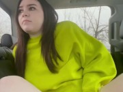 public masturbation at truck stop- i squirted! 7/16