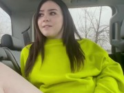 public masturbation at truck stop- i squirted! 8/16