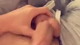 Flashing my dick out quick before roommate comes back 