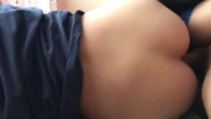 Slim Latina Teen in Delicious Quick Morning Sex with Boyfriend (POV)