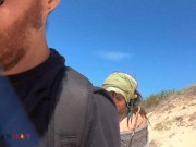 Horny Girl want his dick in a Public Beach and Take a Big Facial 5/16