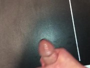 Thick slippery cock shoots a thick load