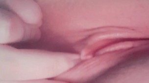 Pussy tease after shower.
