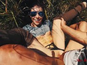 PASSIONATE FUCK IN THE FRESH AIR INCREDIBLE PICNIC WITH HUGE COCK 7/16