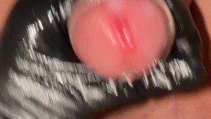 4K WIFE’s POV pegging my tight ass w/ Glass Dildo, hitting my P-Spot just right. Slow-Motion CUMSHOT