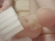 CRUSHED by GIANTESS' FEET WHITE SOCKS (ASMR) (10 min!) 14/16