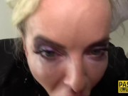 Ass paddled bound submissive blonde 3/16