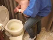  My girlfriend holds my dick and helps me pee pissing  10/16