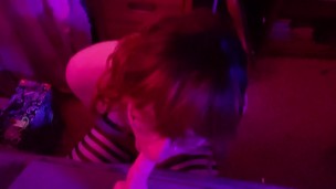 Femboy With Glasses Blowjob POV