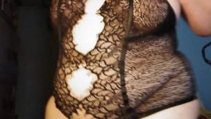 Bbw in her teddy lingire