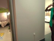 Fake Hostel Hot Threesome Two Hot Black Girls Tall skinny Dutch girl And Dark Skin Stunner with shaved head and big Ebony ass 6/16