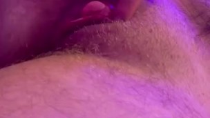 Hairy Trans Guy Pushes Out Ben Wa Balls!