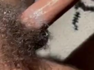 Ebony thot throws it back