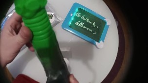 Sinnovator Andromeda Alien Platinum : Unboxing Silicone Dildo (links bio)