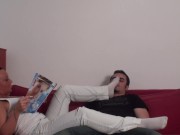 richie have to sniff her socks 8/16