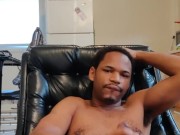 BBC Cum in BLaCK ChaiR