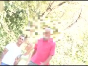 Monica seduces and fucks guys in a public park 9/16