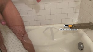 Shower and Jerking Off solo