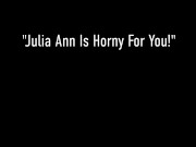 Hot Stripper Mom!? Gorgeous Blonde Julia Ann Finger Fucks With Dirty Talk! 1/16