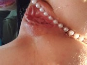 Pissing My Black Pearl Panties with LOVE 12/16