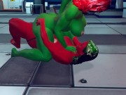 RED and GREEN fuck