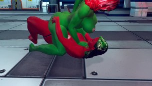 RED and GREEN fuck