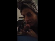 Chard slut swallows my cock and gets slapped around a little 3/16