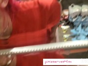 I seduced my roommate while cleaning my slutty mouth 6/16