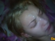 подборка милашка любит получать после уроков много вкусной тёплой спермы на своё милое лицо и волосы 7/16