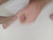 Muscle Teen Jerkoff in Shower the Big Cock